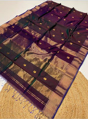 Handloom Maheswari Cotton silk sarees
