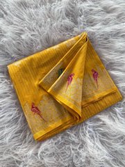 Exquisite Banarasi mushro satin silk saree
