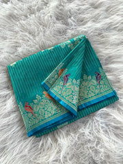 Exquisite Banarasi mushro satin silk saree