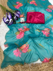 Elegant soft georgette sare