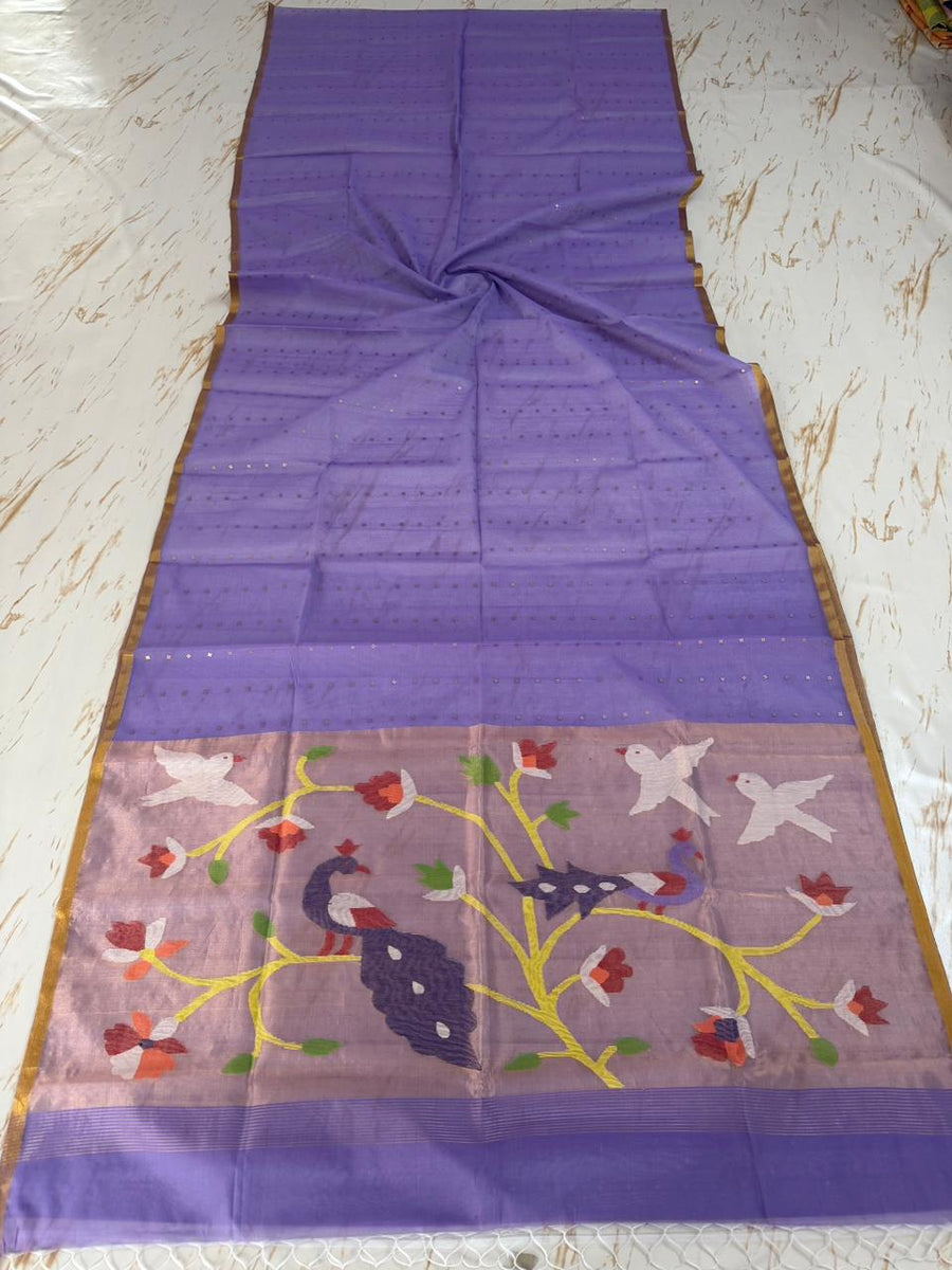 Muslin Jamdani saree