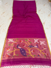 Muslin Jamdani saree