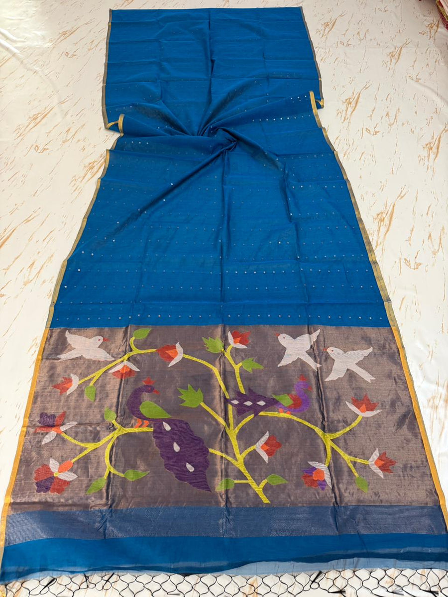Muslin Jamdani saree