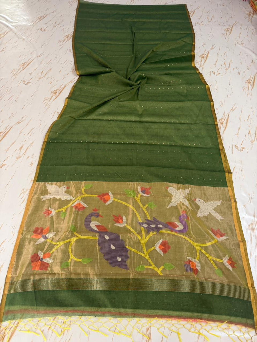 Muslin Jamdani saree