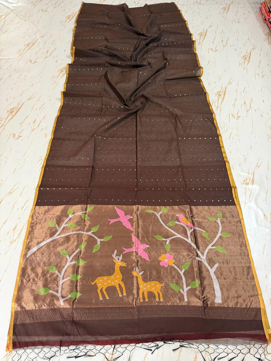 Muslin Jamdani saree
