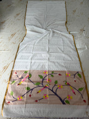 Muslin Jamdani saree