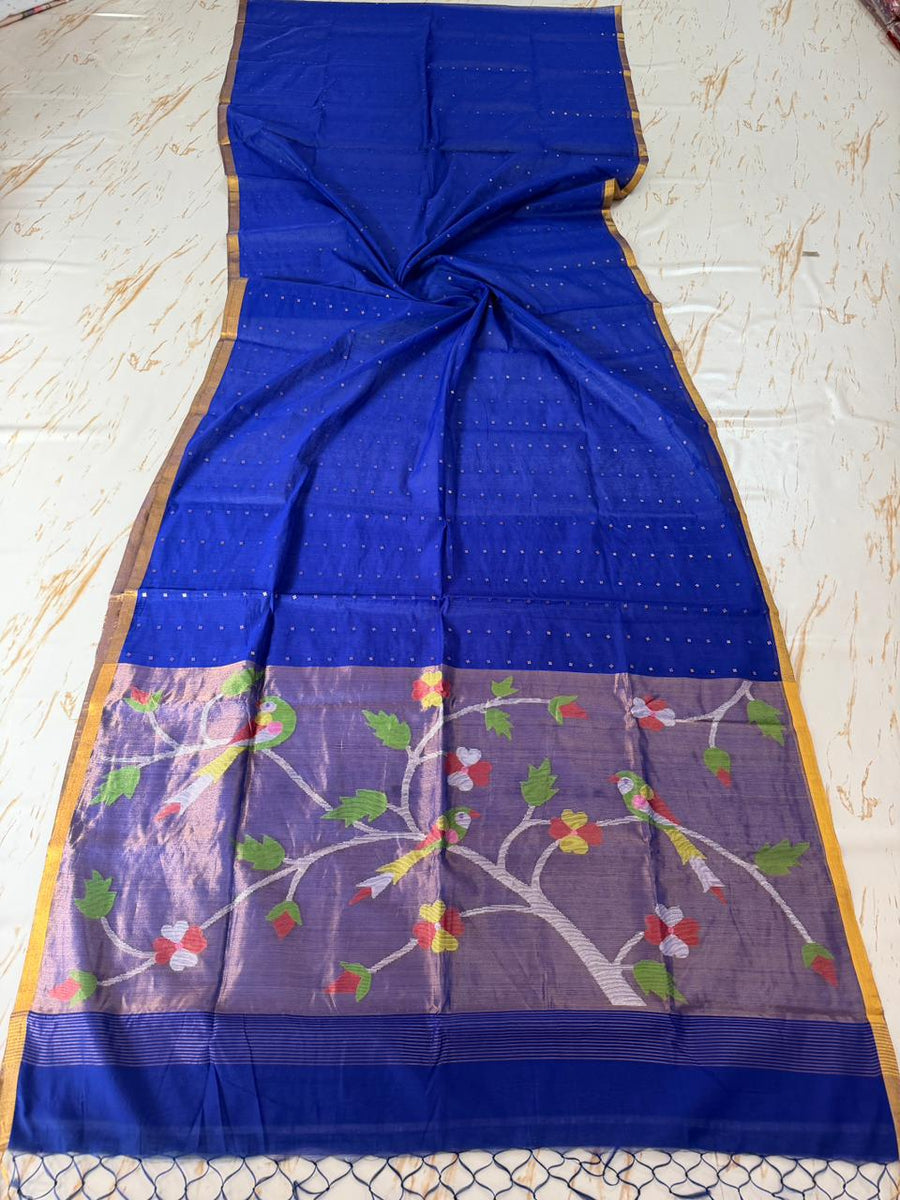 Muslin Jamdani saree