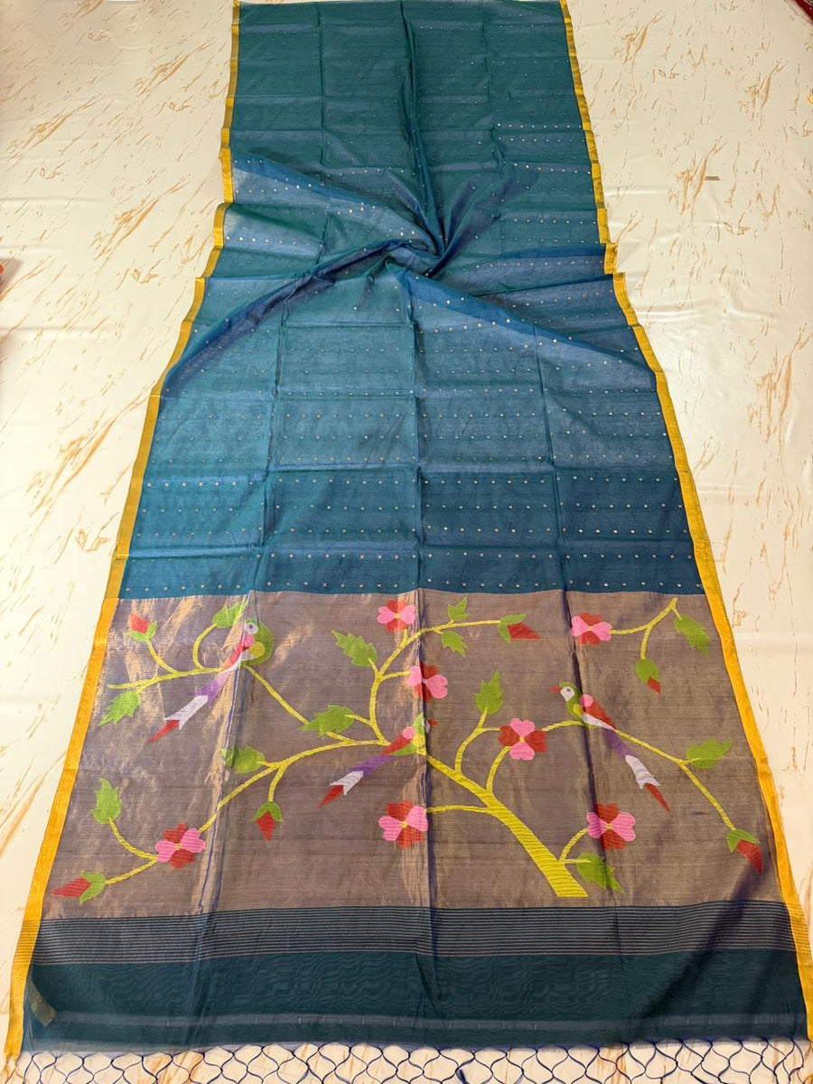 Muslin Jamdani saree