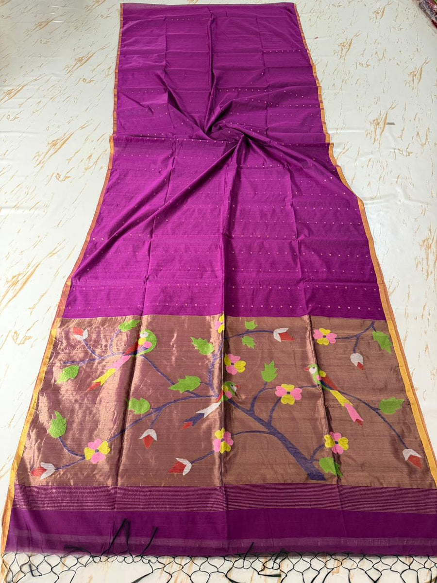 Muslin Jamdani saree