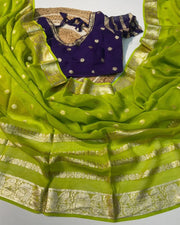 Elegant viscose georgette saree