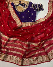 Elegant viscose georgette saree
