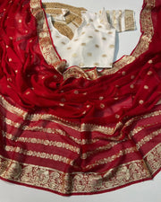 Elegant viscose georgette saree