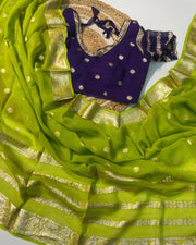 Elegant viscose georgette saree