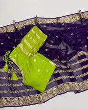 Elegant viscose georgette saree