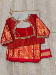 pure mangalgiri tissue saree