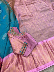pure mangalgiri tissue saree