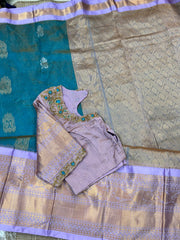 pure mangalgiri tissue saree