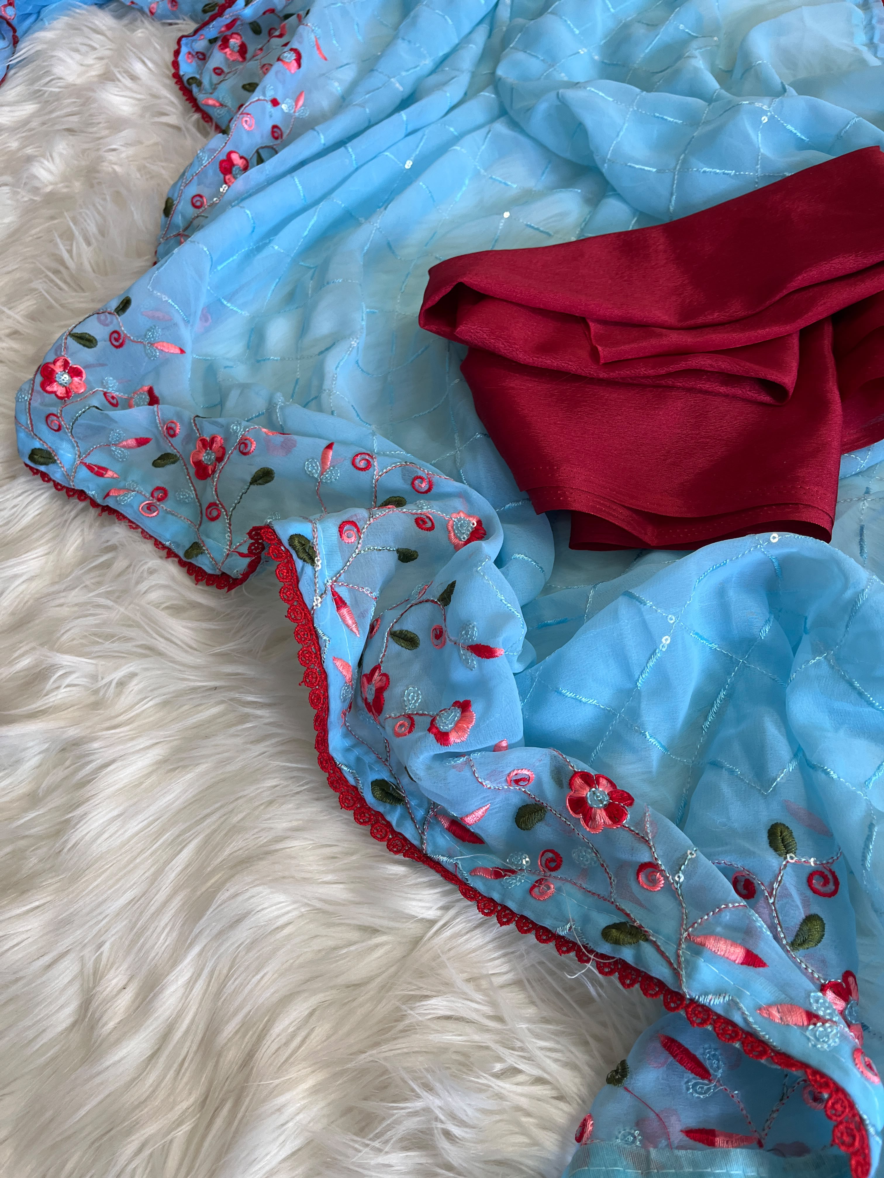 Premium Fox Georgette saree