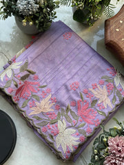 Tussar silk saree