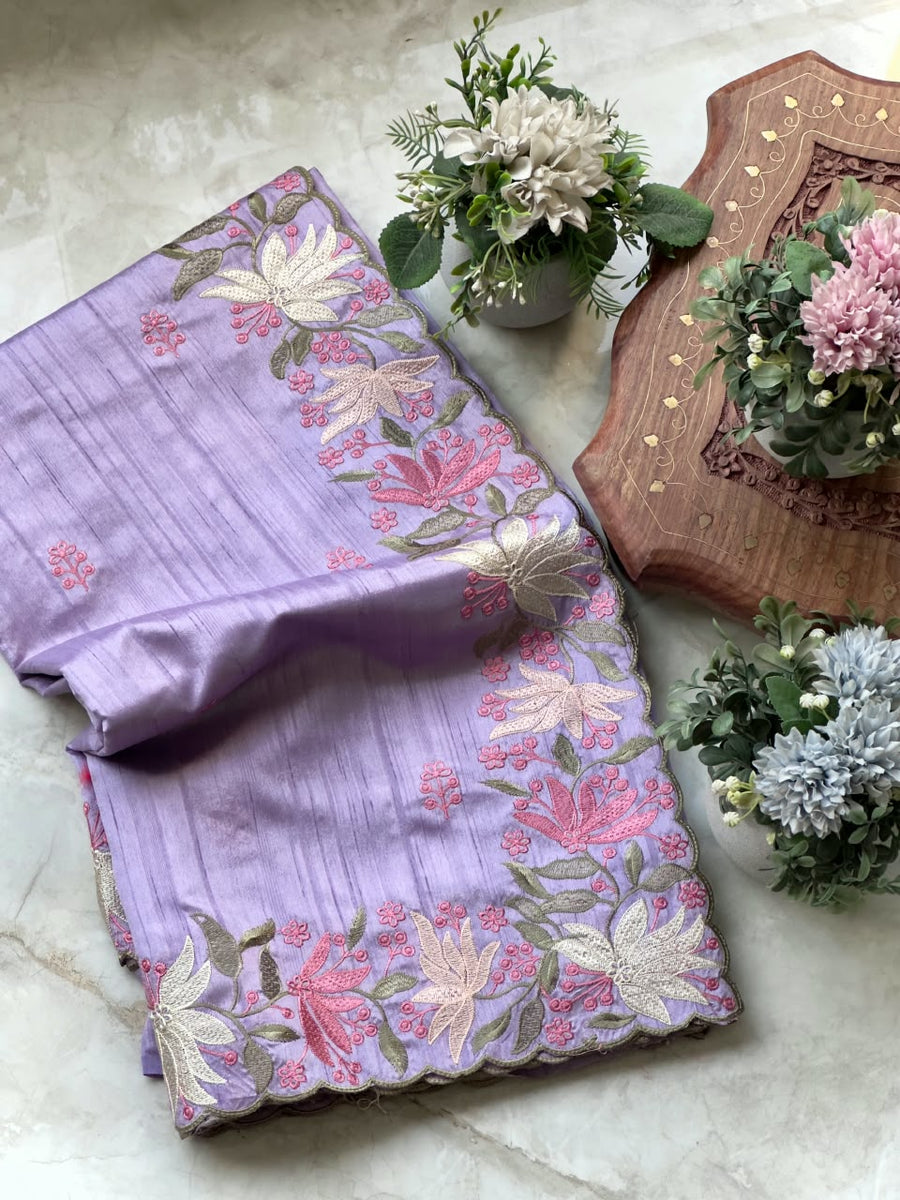 Tussar silk saree