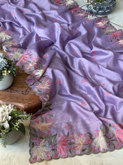 Tussar silk saree
