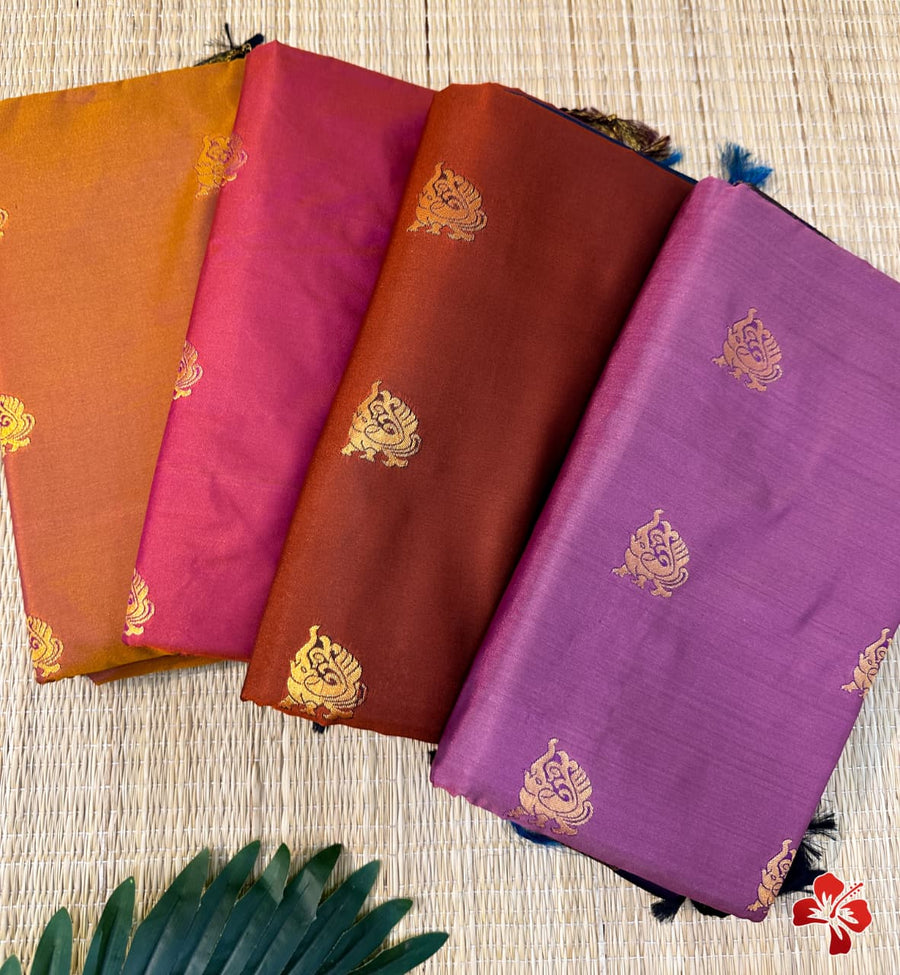 Half Pure Mixed Kanjivaram Silk Sarees