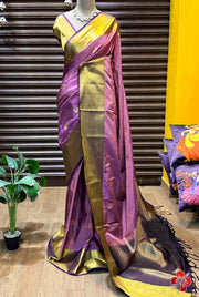Half Pure Mixed Kanjivaram Silk Sarees