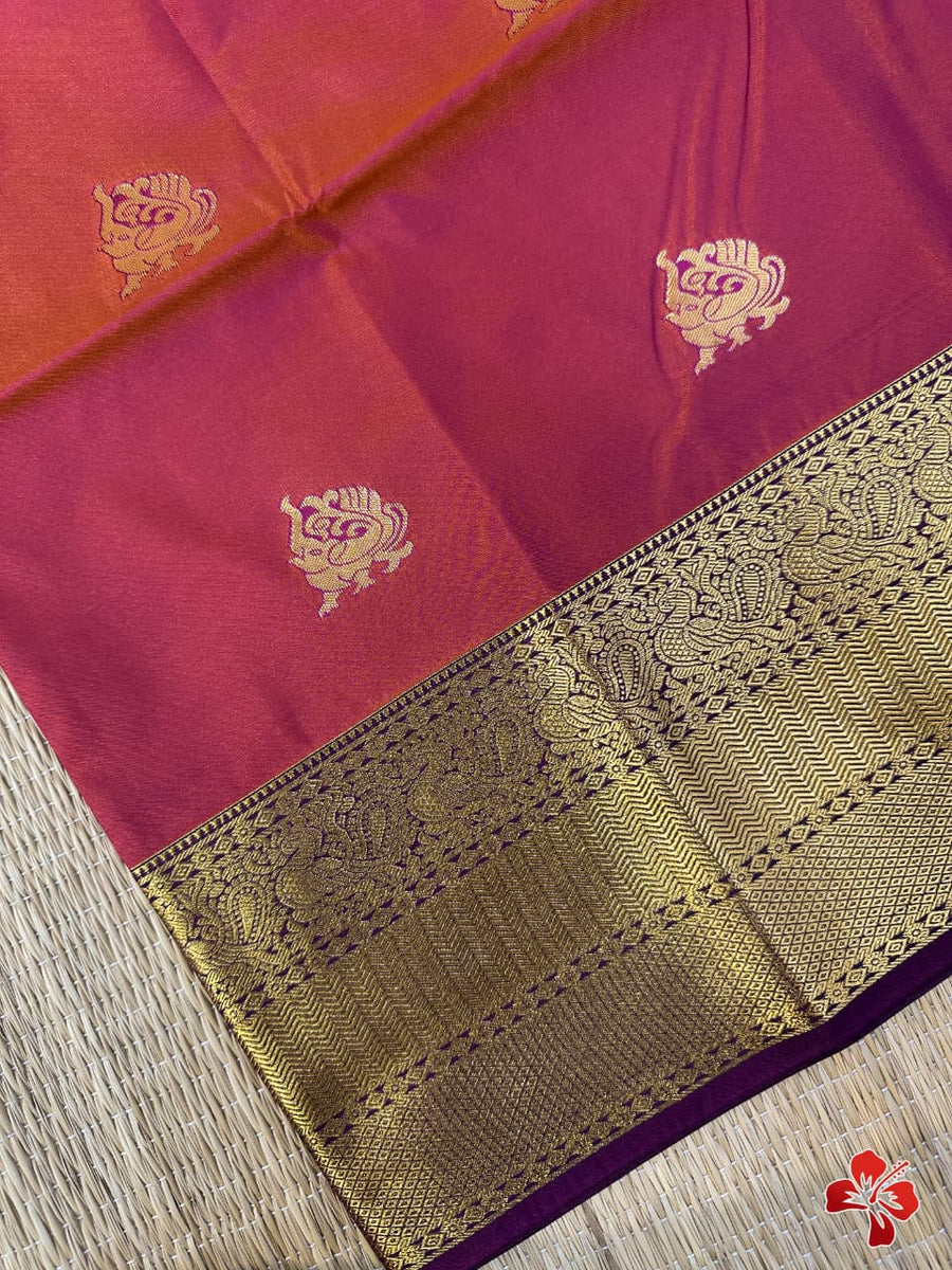 Half Pure Mixed Kanjivaram Silk Sarees