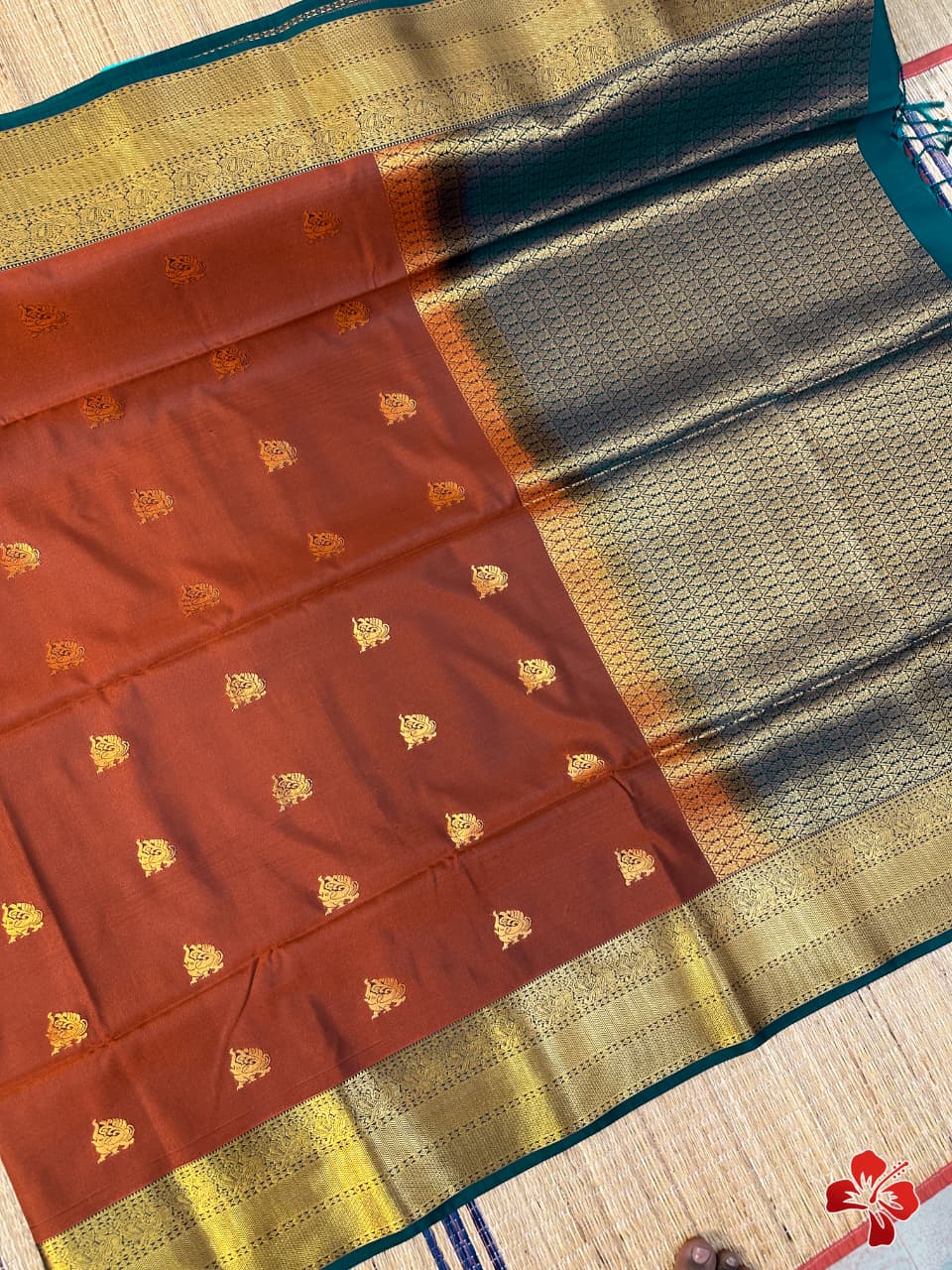 Half Pure Mixed Kanjivaram Silk Sarees