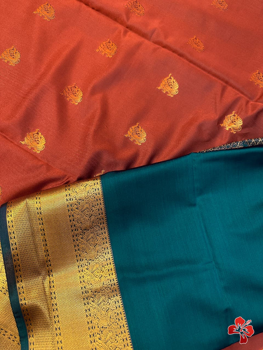 Half Pure Mixed Kanjivaram Silk Sarees