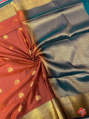 Half Pure Mixed Kanjivaram Silk Sarees