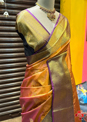 Half Pure Mixed Kanjivaram Silk Sarees