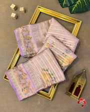 Banarasi Moonga silk blend sarees