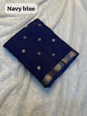 Pure viscose weaving jacquard saree