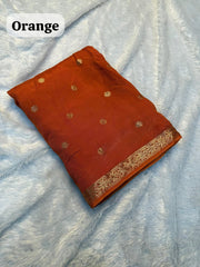Pure viscose weaving jacquard saree