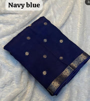 Pure viscose weaving jacquard saree