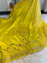 Banarasi Semi Katan Silk Double Fabric Saree