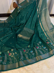 Banarasi Semi Katan Silk Double Fabric Saree