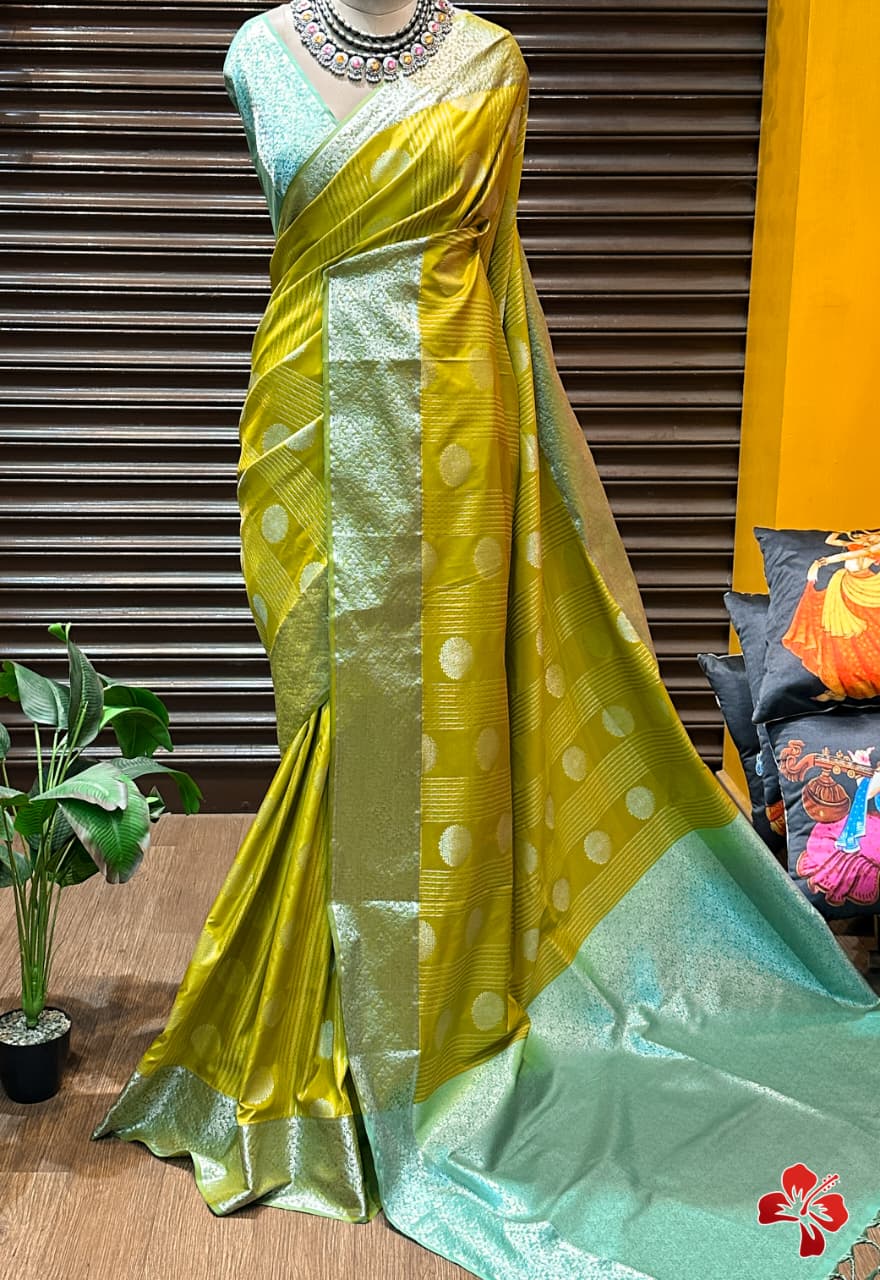 Premium semi-kanchipuram soft silk saree
