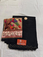 Pure Handloom Mangalagiri Cottonsilk Saree