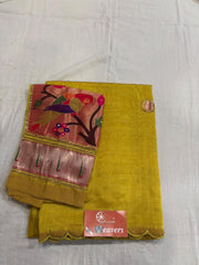 Pure Handloom Mangalagiri Cottonsilk Saree