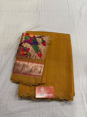 Pure Handloom Mangalagiri Cottonsilk Saree
