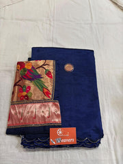 Pure Handloom Mangalagiri Cottonsilk Saree
