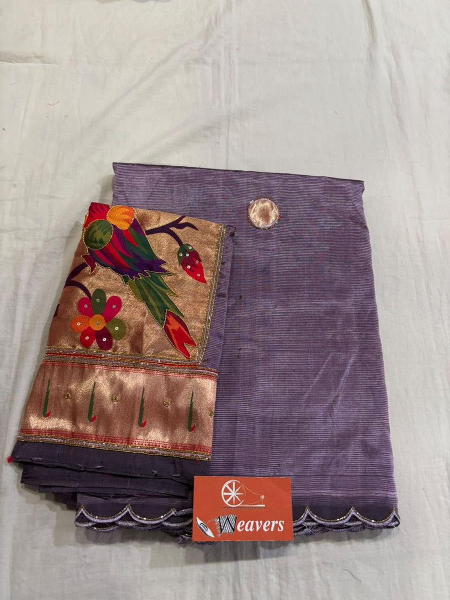Pure Handloom Mangalagiri Cottonsilk Saree
