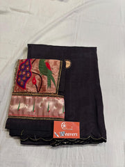 Pure Handloom Mangalagiri Cottonsilk Saree