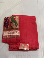 Pure Handloom Mangalagiri Cottonsilk Saree