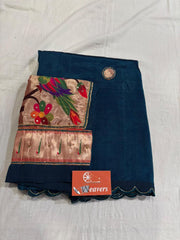 Pure Handloom Mangalagiri Cottonsilk Saree