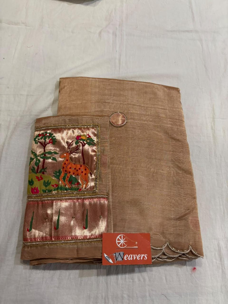 Pure Handloom Mangalagiri Cottonsilk Saree