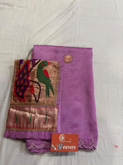 Pure Handloom Mangalagiri Cottonsilk Saree