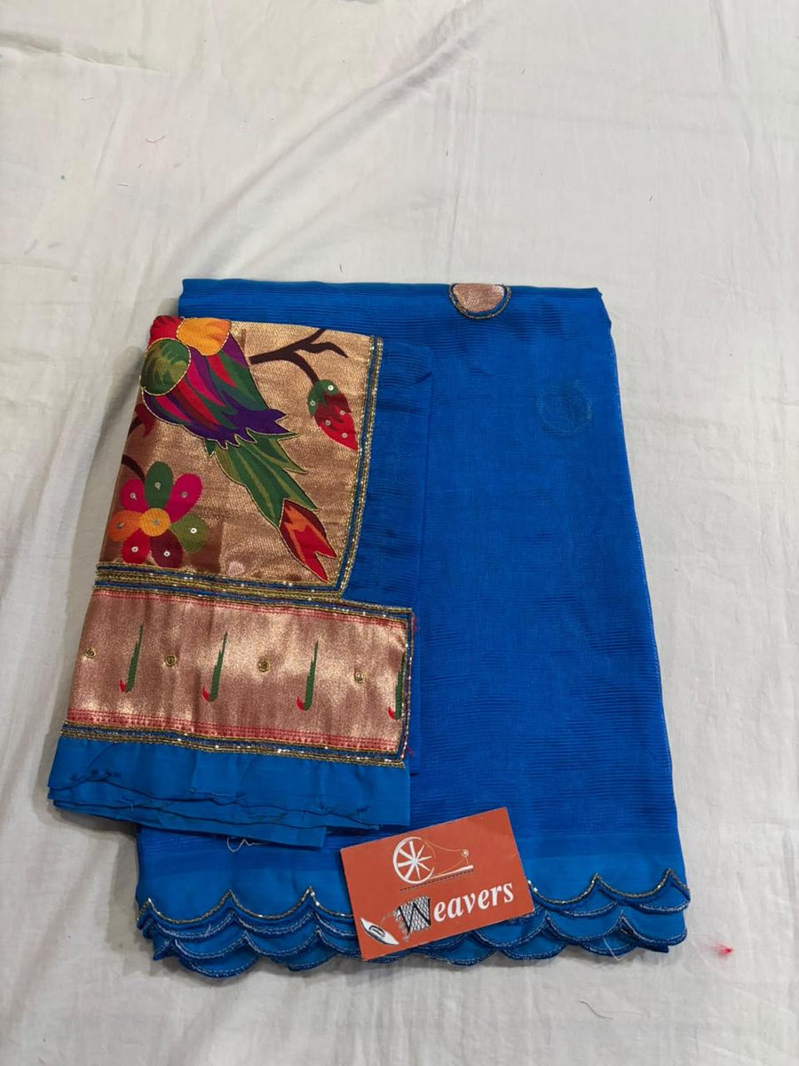 Pure Handloom Mangalagiri Cottonsilk Saree